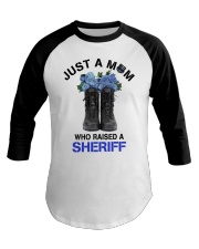 Just A Mom Who Raised Sheriff Baseball Tee tile