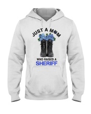 Just A Mom Who Raised Sheriff Hooded Sweatshirt tile