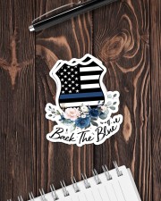 Black The Blue Sticker - 2 pack (Horizontal) aos-sticker-2-pack-horizontal-lifestyle-front-05