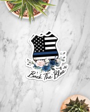 Black The Blue Sticker - 2 pack (Horizontal) aos-sticker-2-pack-horizontal-lifestyle-front-06