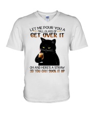 Let Me Pour You A Tall Glass Of Get Over V-Neck T-Shirt tile
