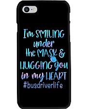 Busdriver Life Smiling Under The Mask Hug heart Phone Case tile