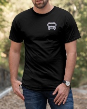 Busdriver Life Smiling Under The Mask Hug heart Classic T-Shirt apparel-classic-tshirt-lifestyle-front-53