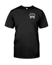Busdriver Life Smiling Under The Mask Hug heart Classic T-Shirt front