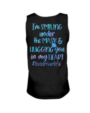 Busdriver Life Smiling Under The Mask Hug heart Unisex Tank tile