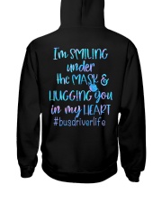 Busdriver Life Smiling Under The Mask Hug heart Hooded Sweatshirt tile