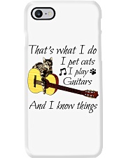 Guitar That s What I Do I Pet Cats Phone Case tile