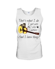 Guitar That s What I Do I Pet Cats Unisex Tank tile