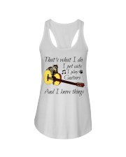 Guitar That s What I Do I Pet Cats Ladies Flowy Tank tile