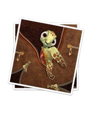 Turtle Leather Sticker - 2 pack (Vertical) front