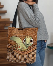 Turtle Funny All All-over Tote aos-all-over-tote-lifestyle-front-09