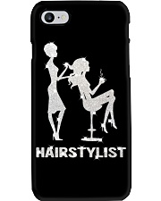 Bling Hairstylist Phone Case tile