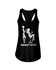 Bling Hairstylist Ladies Flowy Tank tile