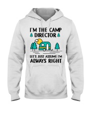 the camp director Hooded Sweatshirt tile