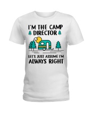 the camp director Ladies T-Shirt tile