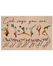 God Says You Are -Cheers and Gymnastics-Horizontal 17x11 Poster front