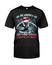 Dragon On The Naughty List Classic T-Shirt front