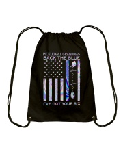 Pickleball Grandmas The Blue 2 Sides Drawstring Bag tile