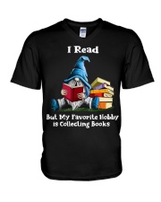 I read but my favorite V-Neck T-Shirt tile