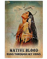 Native American Blood In Veins 11x17 Poster front