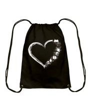 I Love Books Drawstring Bag tile