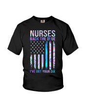 Nurses Back The Blue Youth T-Shirt tile