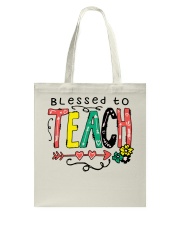 Teacher Blessed To Teach Tote Bag tile