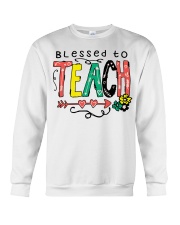 Teacher Blessed To Teach Crewneck Sweatshirt tile