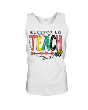 Teacher Blessed To Teach Unisex Tank tile