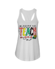 Teacher Blessed To Teach Ladies Flowy Tank tile