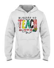 Teacher Blessed To Teach Hooded Sweatshirt tile