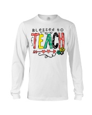 Teacher Blessed To Teach Long Sleeve Tee tile