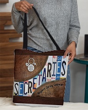 Secretaries Respect Caring Courage All-over Tote aos-all-over-tote-lifestyle-front-10