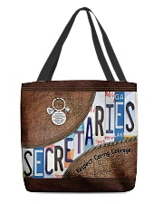 Secretaries Respect Caring Courage All-over Tote front