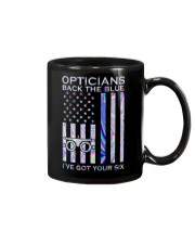 Opticians Back The Blue 2 Sides Mug tile
