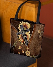 Faith Leather pattern print All-over Tote aos-all-over-tote-lifestyle-front-02