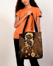 Faith Leather pattern print All-over Tote aos-all-over-tote-lifestyle-front-06
