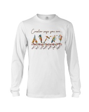 Native Creator says you are tee Long Sleeve Tee tile