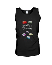 Happy camper Unisex Tank tile