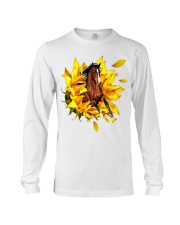 Horse Sunflower Long Sleeve Tee tile