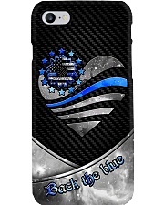 Back The Blue Sunflower Phone Case i-phone-8-case