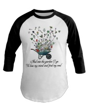 and into the garden i go Baseball Tee tile