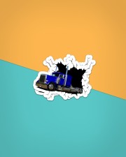 Blue Peterbilt Tractor Crack Sticker Sticker - 2 pack (Vertical) aos-sticker-2-pack-vertical-lifestyle-front-02