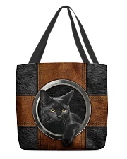 Black Cat Lover All-over Tote front