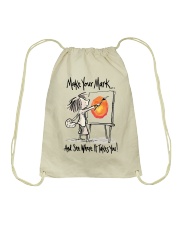 Make Your Mark And See Drawstring Bag tile