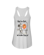 Make Your Mark And See Ladies Flowy Tank tile