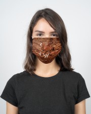 Custom Horse V16 2 Layer Face Mask - Single aos-face-mask-2-layers-lifestyle-front-17