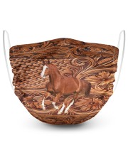 Custom Horse V16 2 Layer Face Mask - Single front