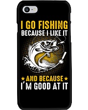 I Go Fishing Because Phone Case tile