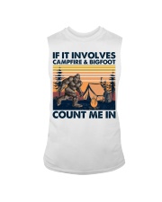 Bigfoot And Campfire Sleeveless Tee tile